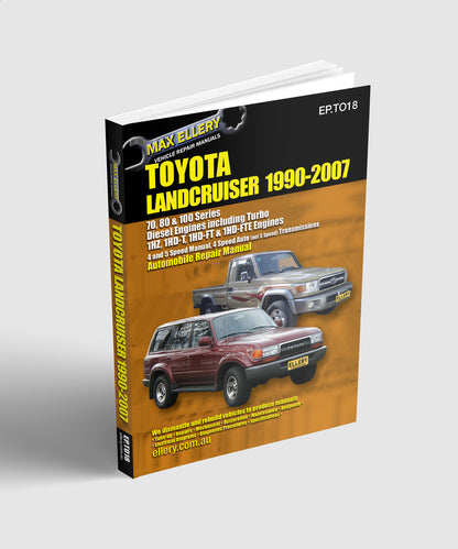Toyota Landcruiser Repair Manual 1990 to 2007