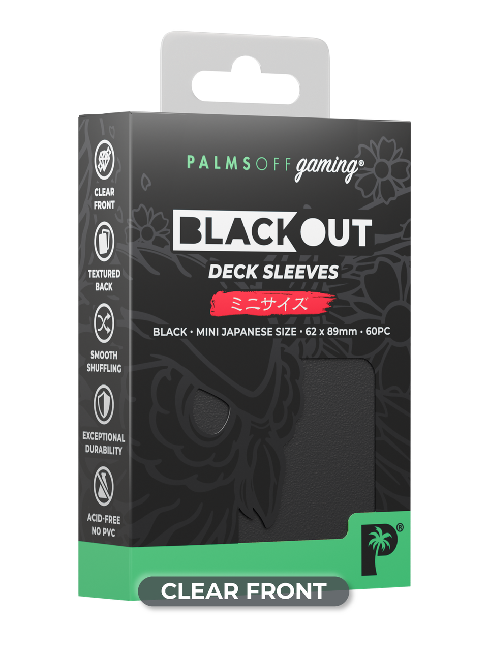 Palms Off Gaming Japanese Mini 120 Deck Sleeves + 200 Inner Sleeves
