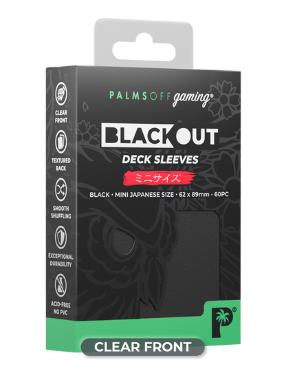 Palms Off Gaming Japanese Mini 120 Deck Sleeves + 200 Inner Sleeves