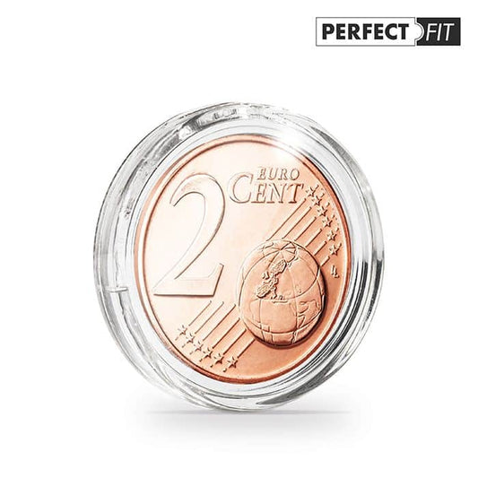 Ultra coin capsules Perfect fit for 2 Euro-cent (18.75mm)