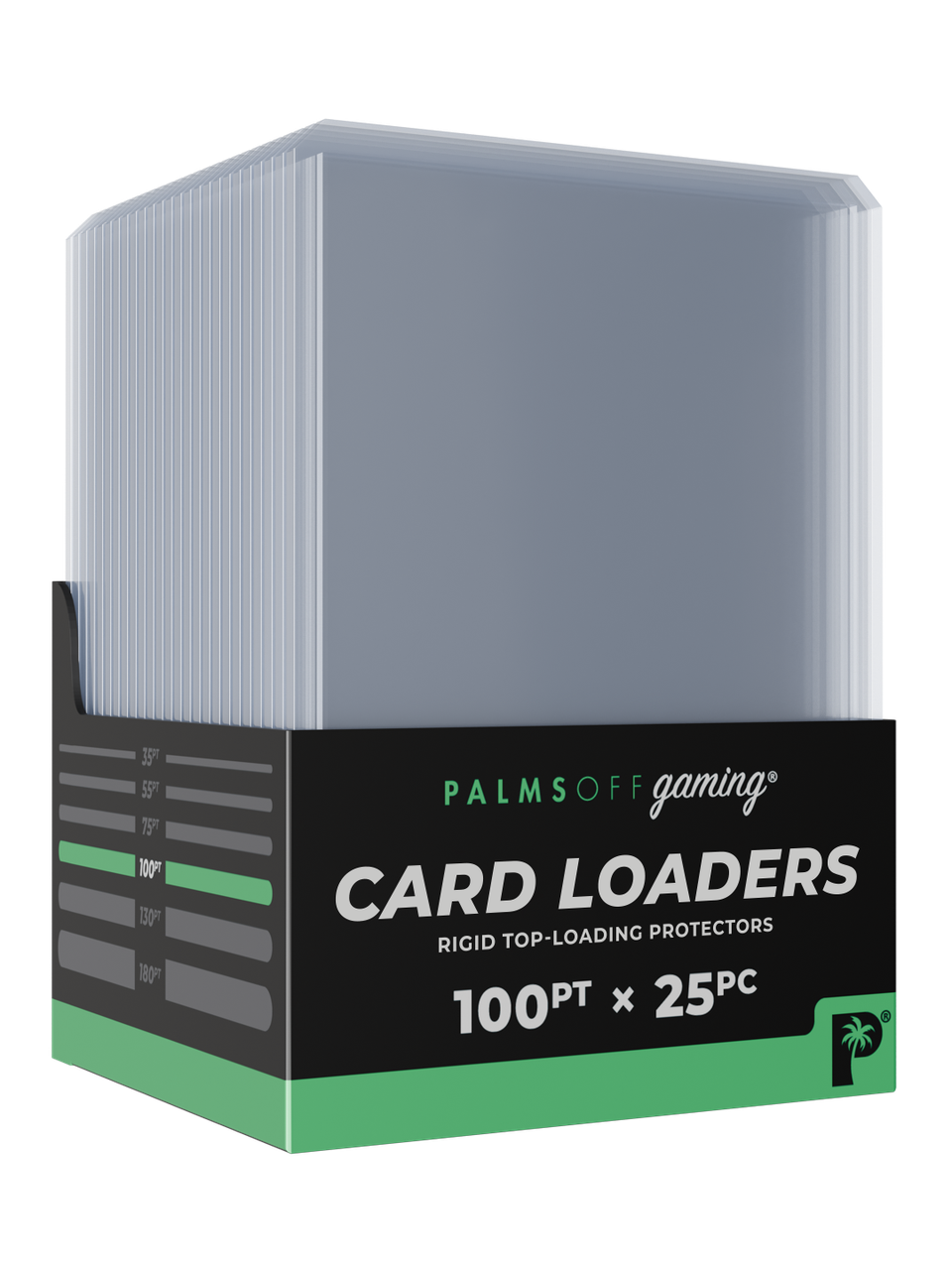 Palms Off Gaming 100pt Top Loaders 25pc