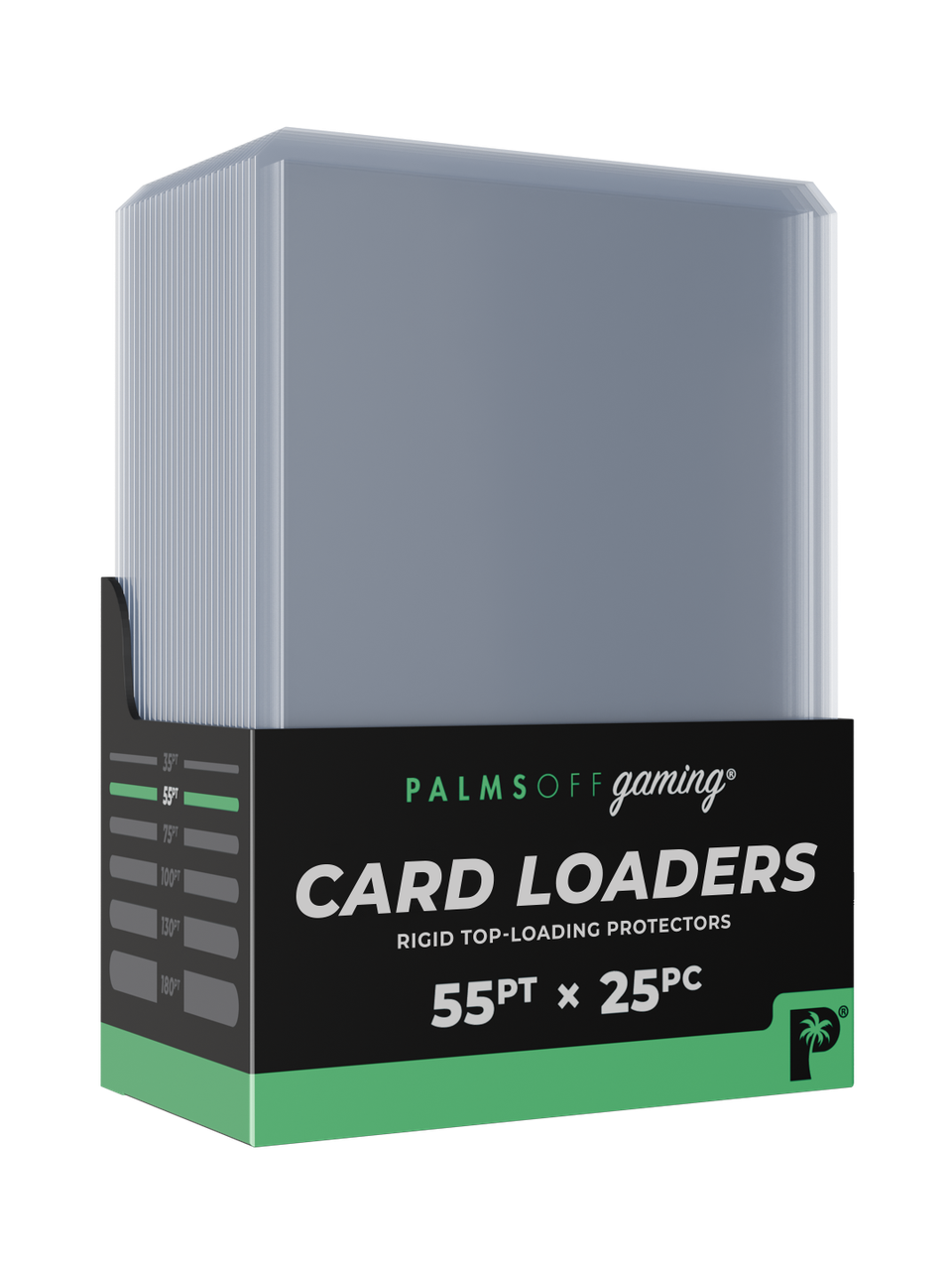 Palms Off Gaming 55pt Kit 100 Top Loaders 100 Soft Sleeves 100 Team Bags