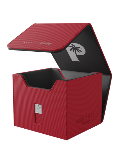 Palms Off Gaming Red Deck Box + Red Matte Deck Sleeves & 100 Inners