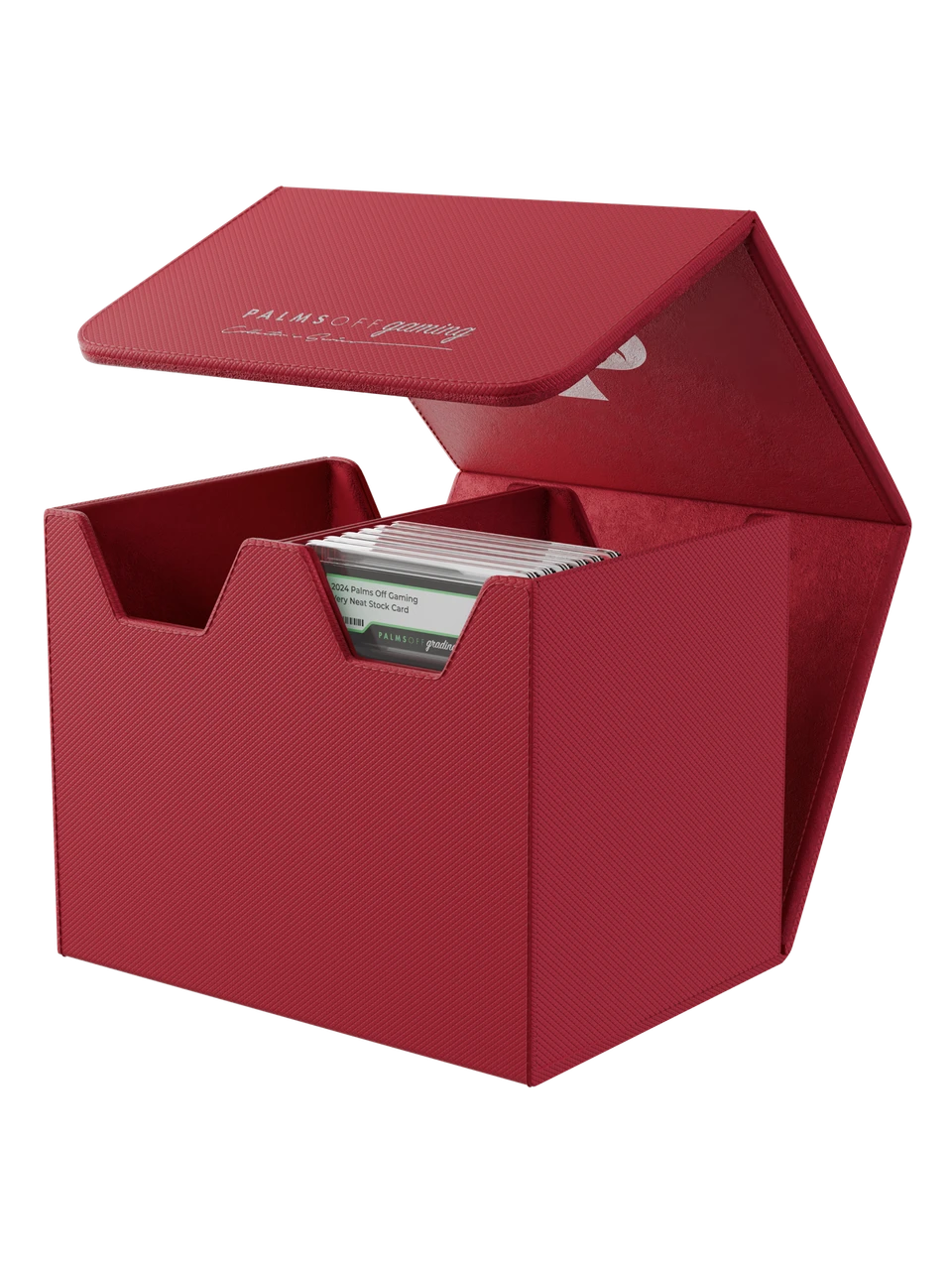 Palms Off Gaming Medium Graded Card Storage Case Red