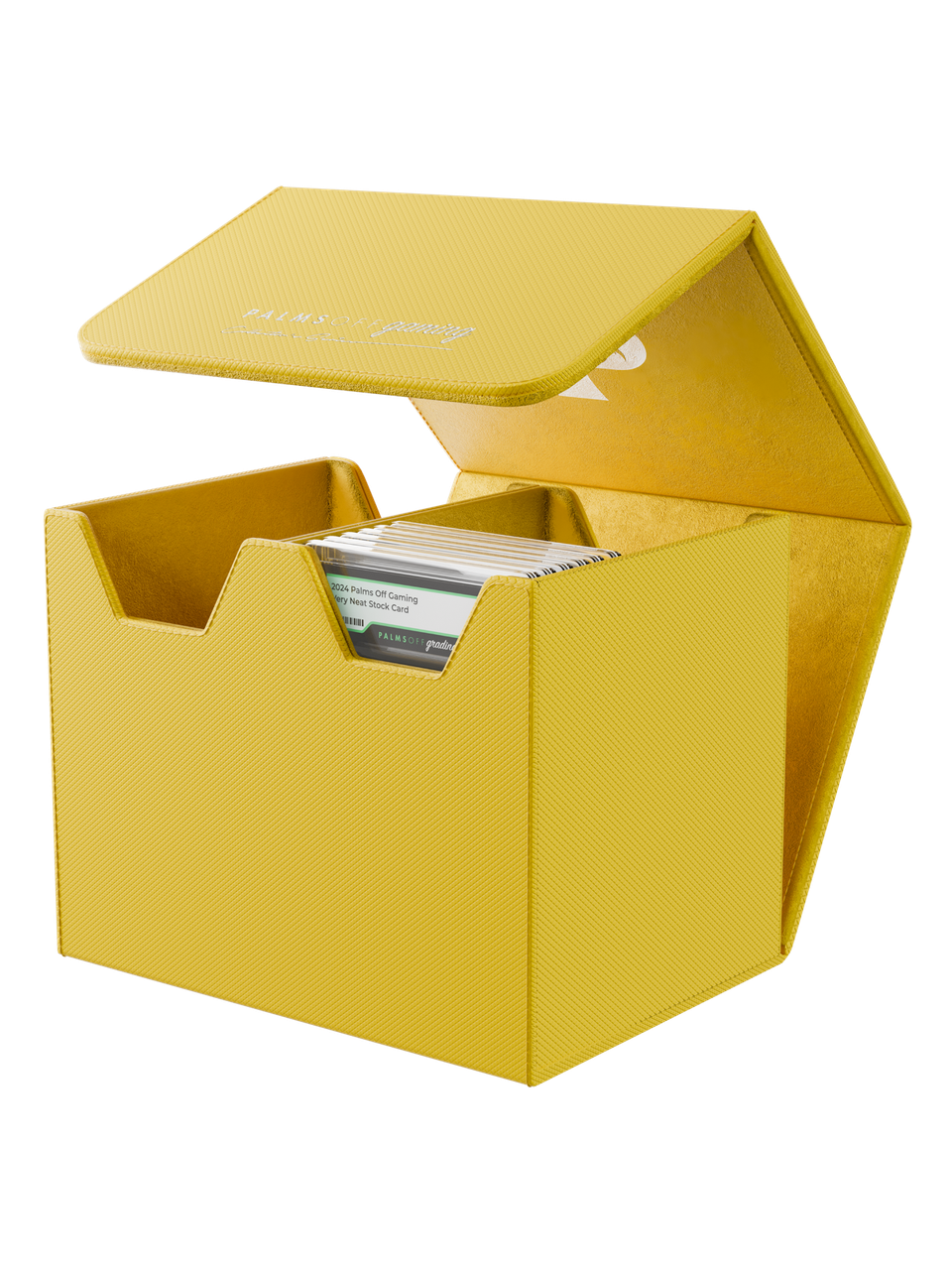 Palms Off Gaming Medium Graded Card Storage Case Yellow