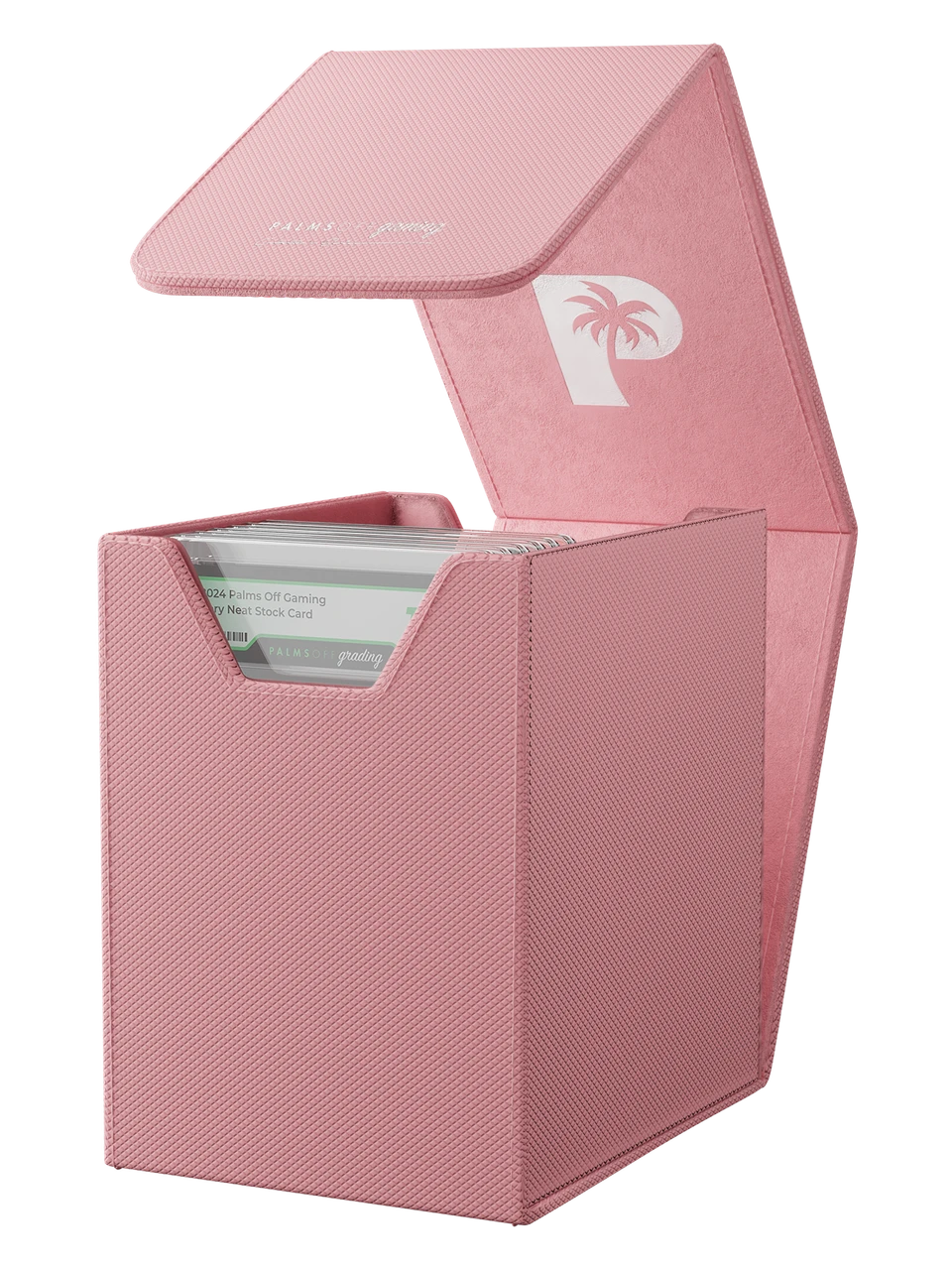 Palms Off Gaming Small Graded Card Storage Case Pink