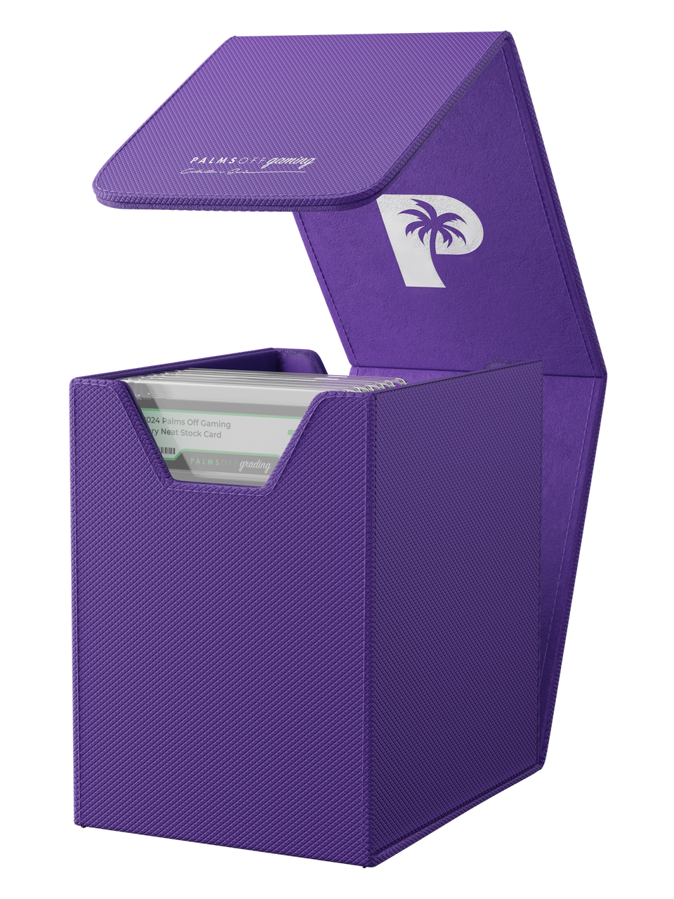 Palms Off Gaming Small Graded Card Storage Case Purple