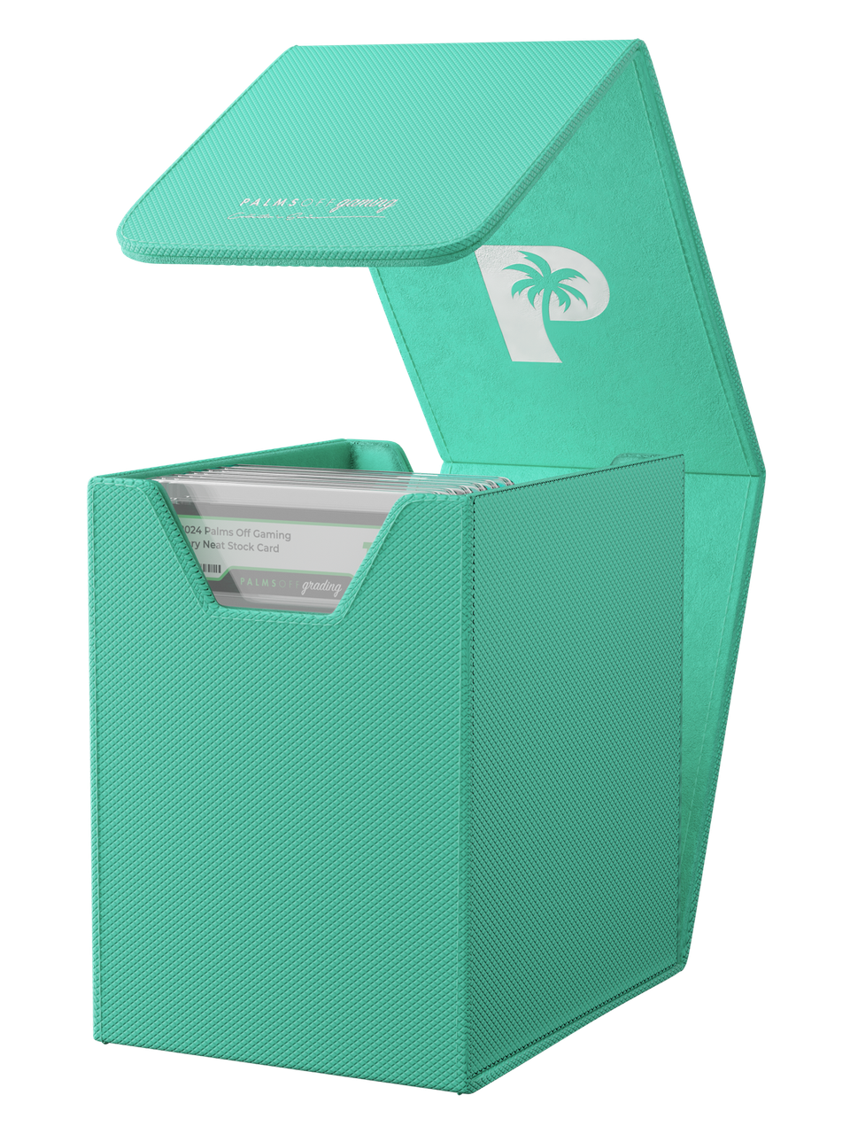 Palms Off Gaming Small Graded Card Storage Case Turquoise