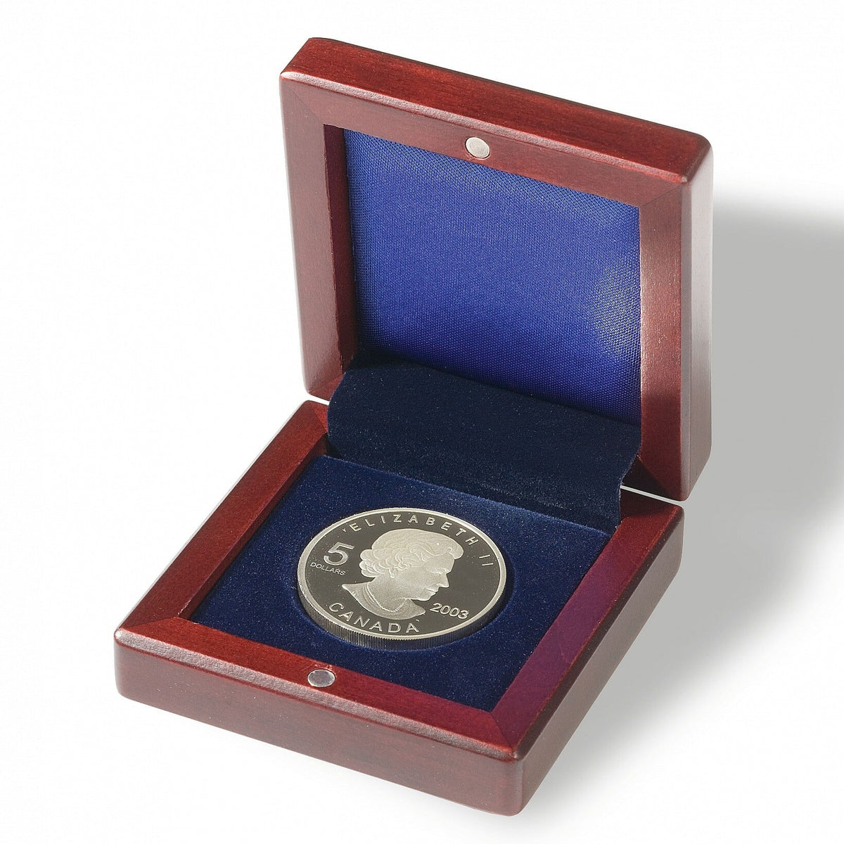 Small Coin Box VOLTERRA, for 1 coin up to 60mm diameter