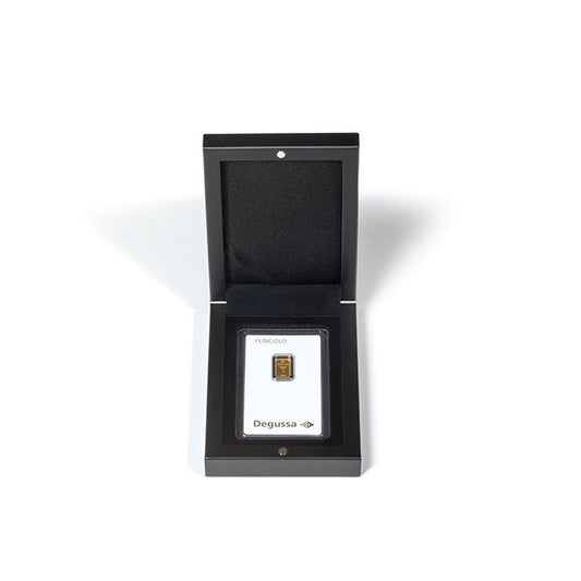 Volterra etui for 1 x gold bar in blister packaging black