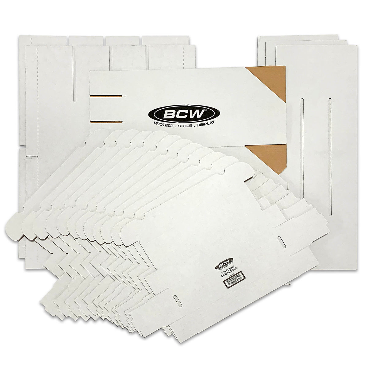 BCW Card House with 12 - 800 Count Boxes – front product view