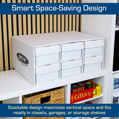 BCW Shoe Box House with 6 Shoe Boxes – Trading Card Storage – dimensions and specifications
