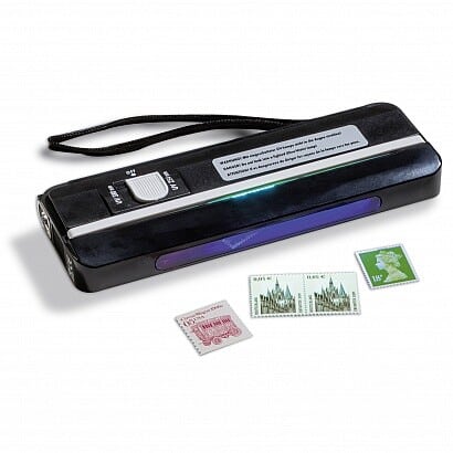 L 81 double ultraviolet lamp, to determine fluorescence and phosphorescence
