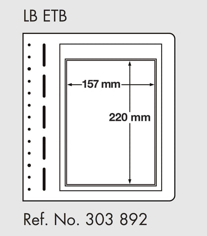 LIGHTHOUSE LB-Blank sheets, 1-way division (pack of 10)
