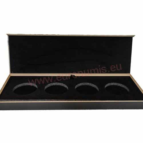 Luxor coin box for four coins in UNI CAPS L round coin capsule