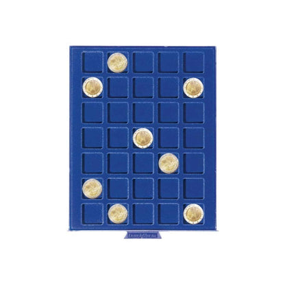 Coin Box SMART, with 35 square compartments up to 27mm diameter