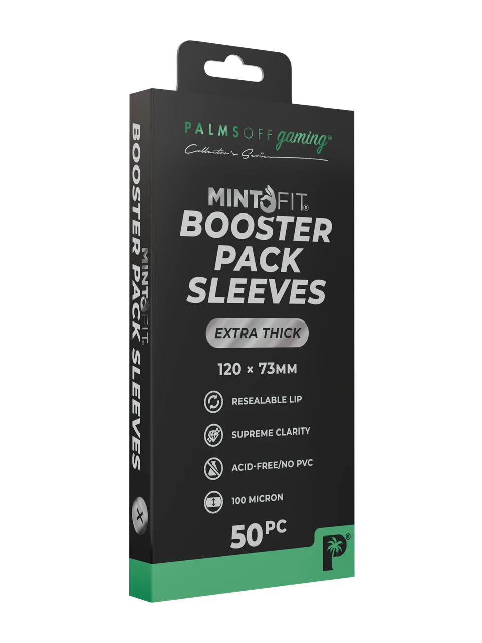 Palms Off Gaming 10 Booster Pack Loaders + 50 Extra Thick Pack Sleeves — component 2