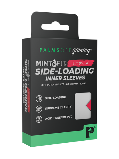 Palms Off Gaming Japanese Mini Sleeve Sampler Soft Inner Side Load 100 Each — component 3