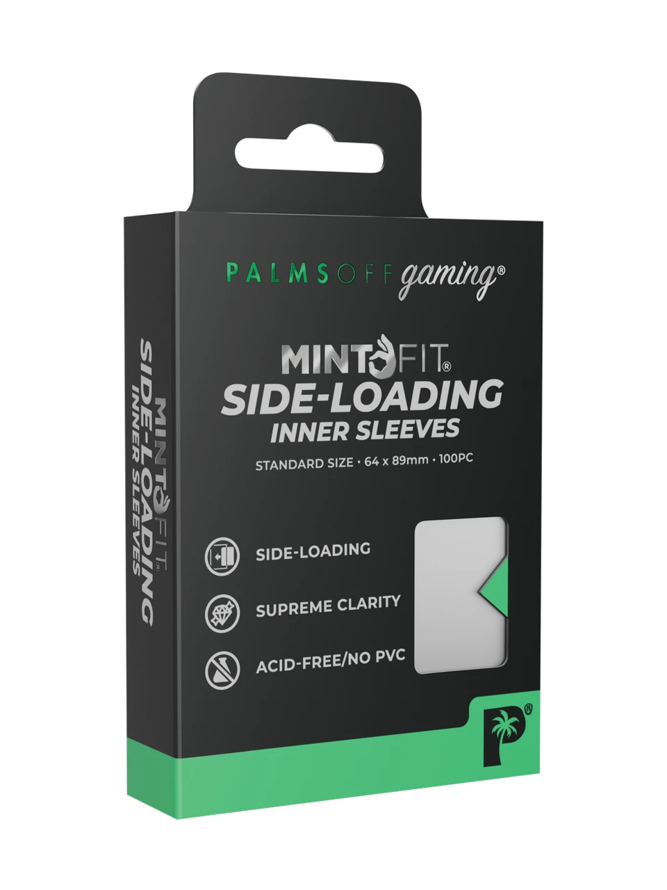 Palms Off Gaming MintFit Side-Loading Inner Sleeves Standard Size 100pc