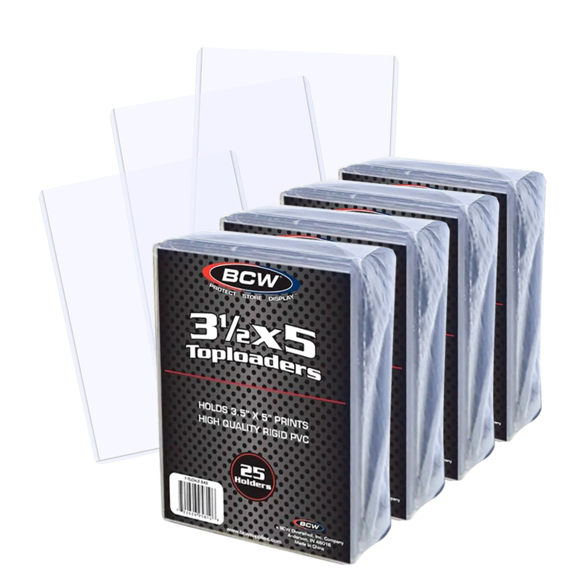 BCW 3.5 × 5 Rigid Trading Card Protector – front product view