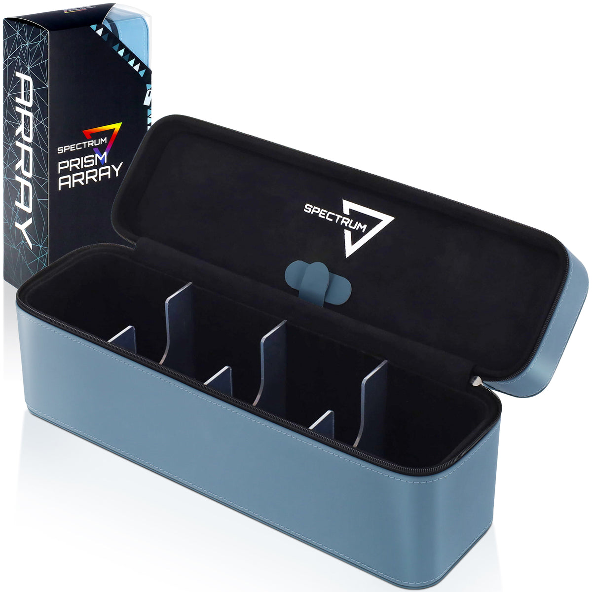 BCW Prism Deck Case - Array - Gray Blue – front product view