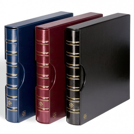 Ringbinder MAXIMUM, in Classic Design includes slipcase, blue
