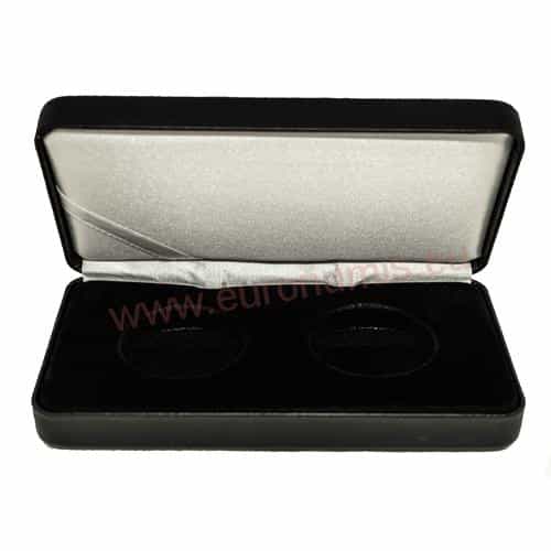 NOBILE coin etui for 2 coin capsules UNI CAPS S (black)
