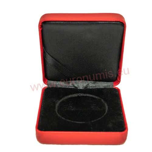 NOBILE coin etui for 1 coin capsule UNI CAPS S red