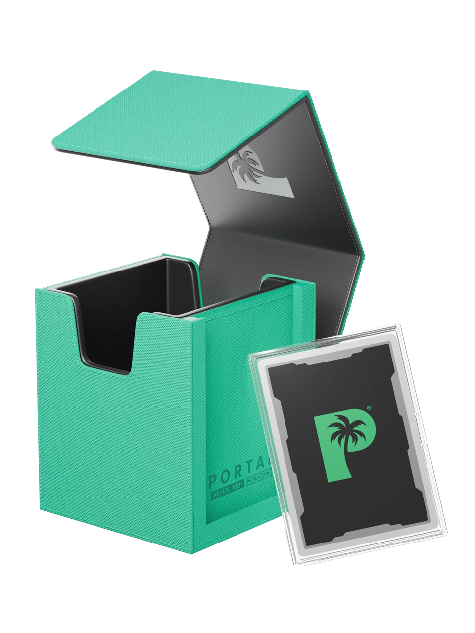 Palms Off Gaming Portal Deck Box - Nexus 100+ Turquoise