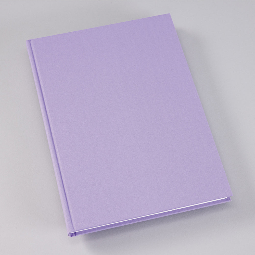 Notebook Classic (A4) ruled, lilac silk