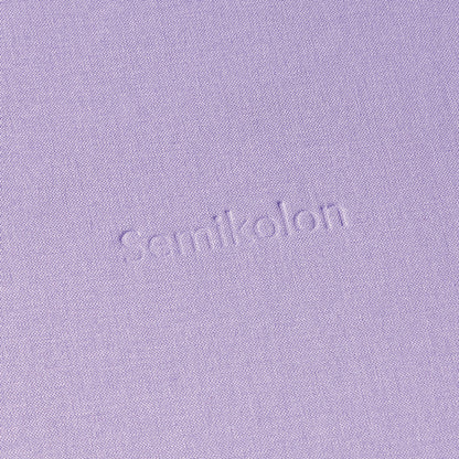Notebook Classic (A4) plain, lilac silk