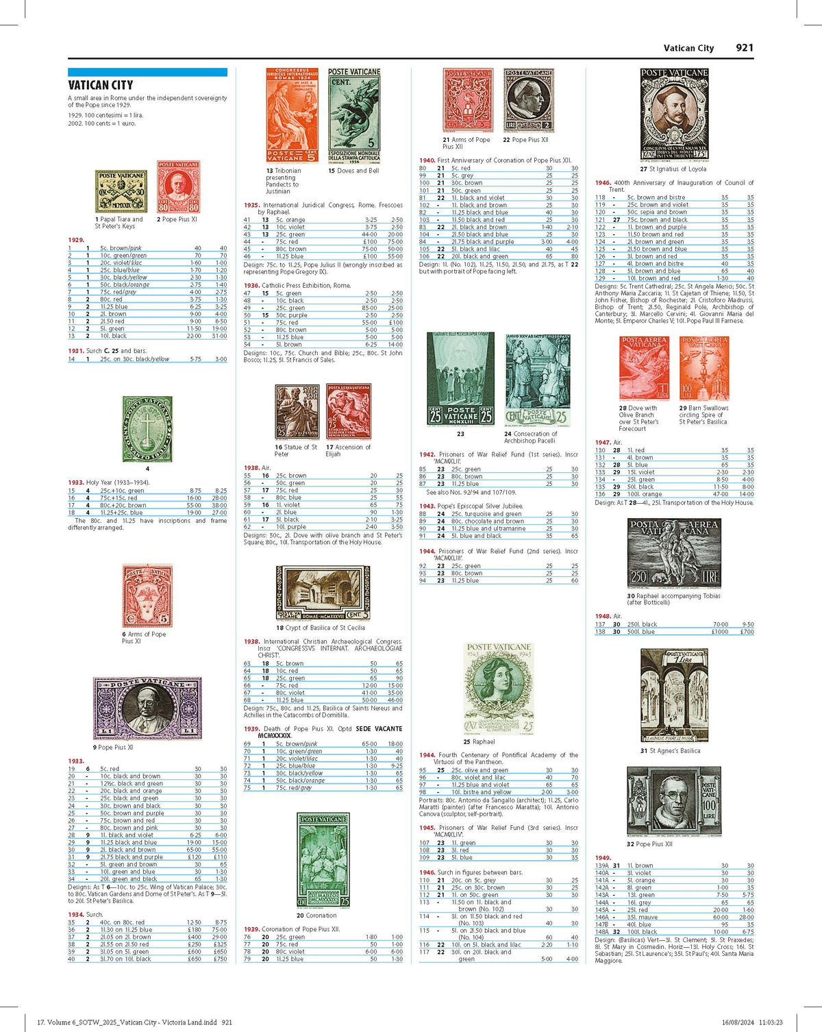 STANLEY GIBBONS 2025 Stamps Of The World - Set Of 6 Catalogues