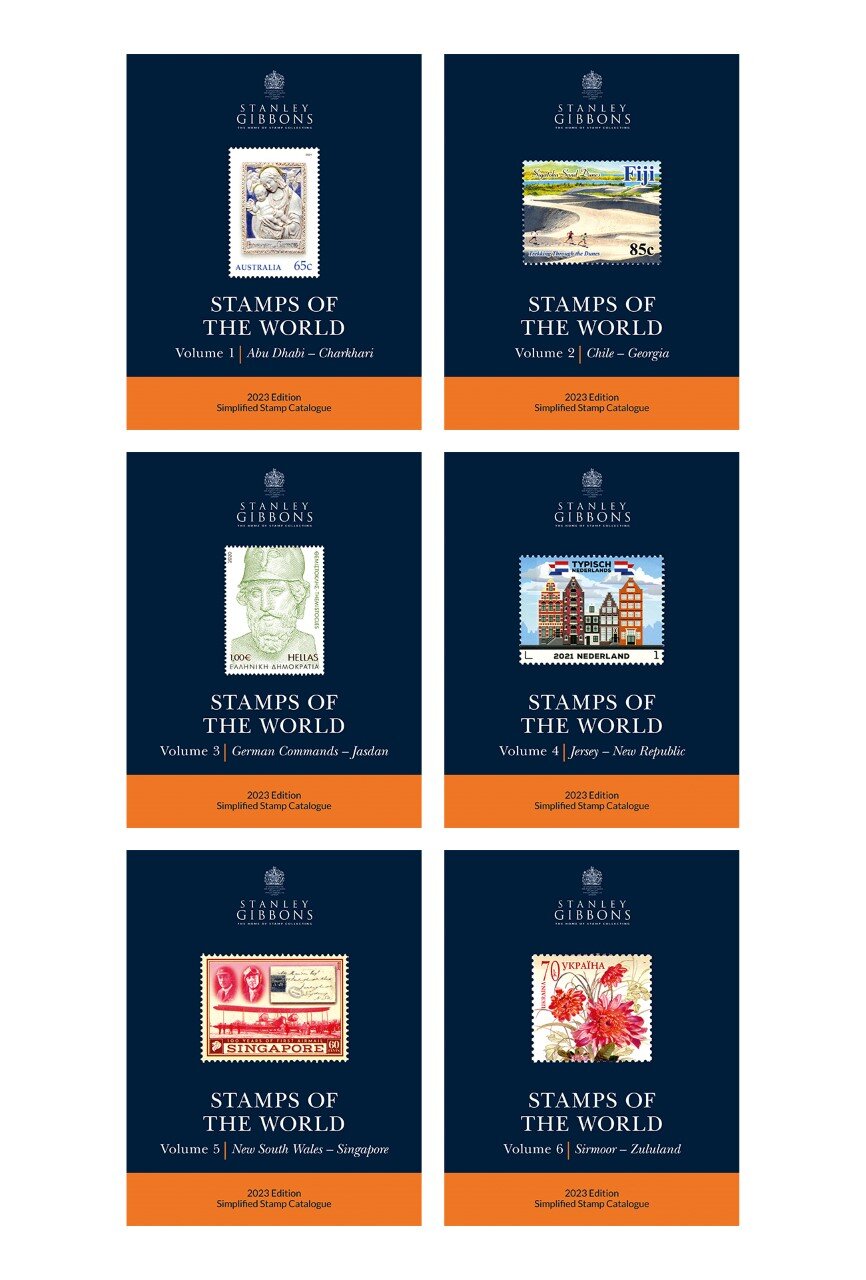 STANLEY GIBBONS 2023 Stamps Of The World - Set Of 6 Catalogues