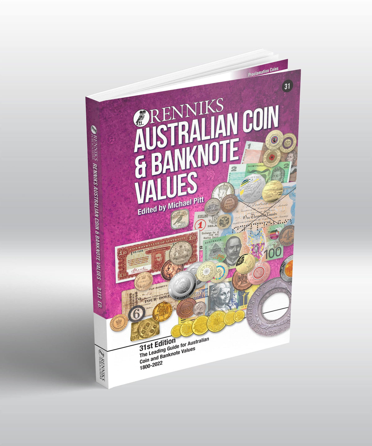 Renniks Australian Coin & Banknote Values 31st Ed. Softcover