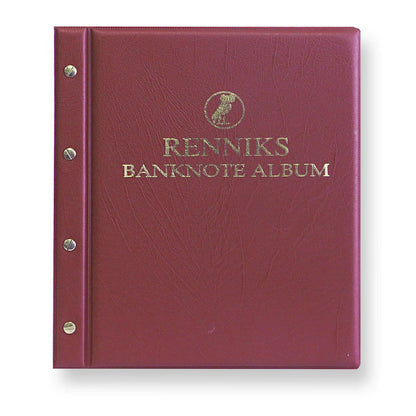 Renniks Banknote Album - Red