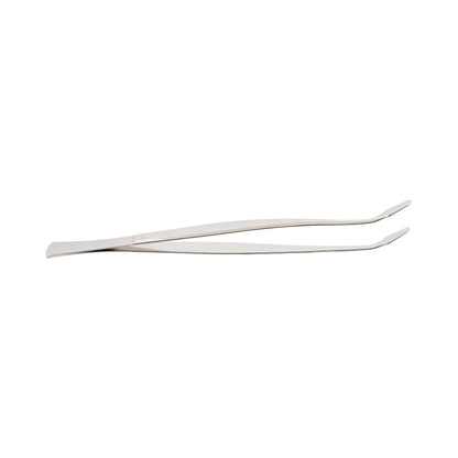 Renniks Premium Professional stamp Tweezer Bent Spade 15cm with Black sheath