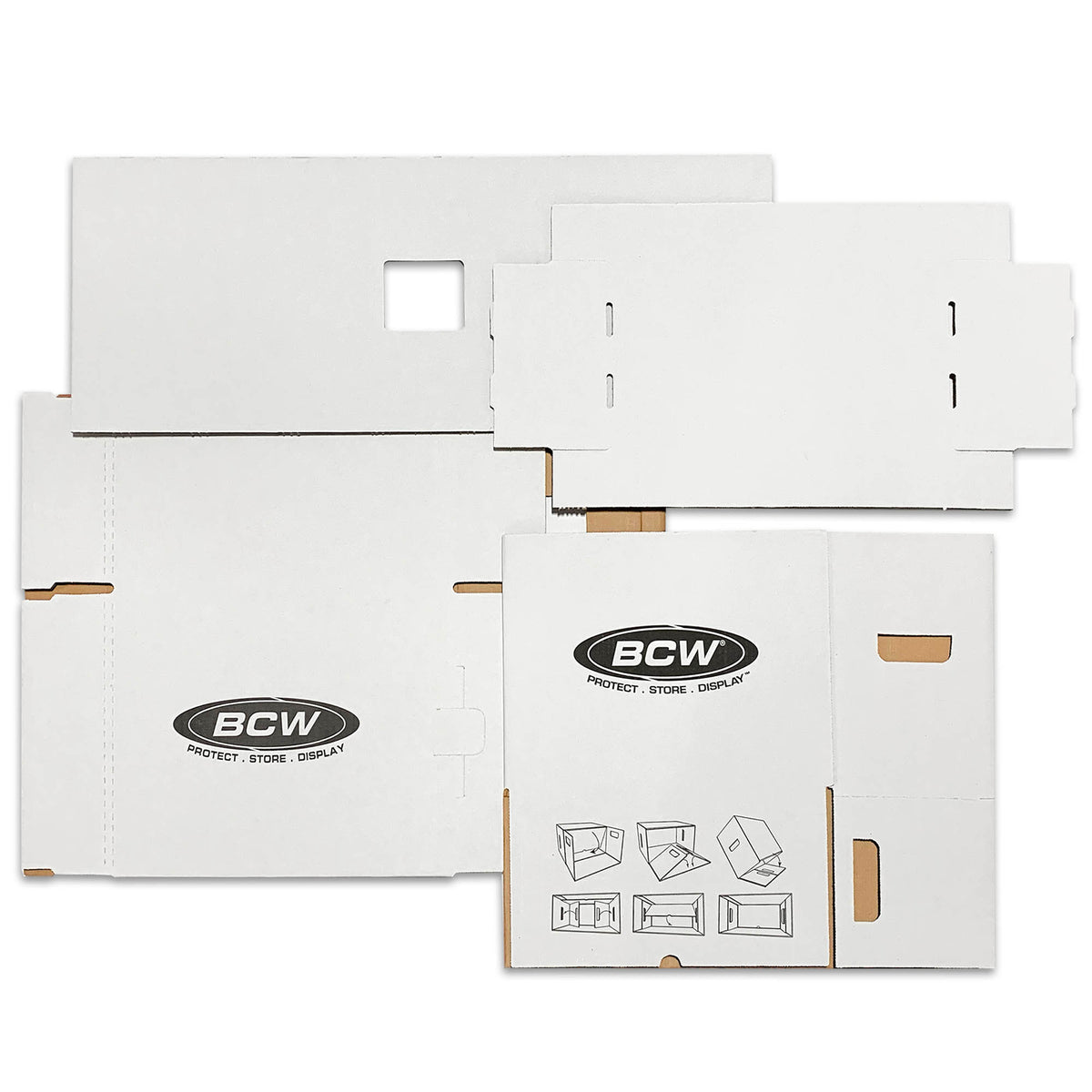 BCW Short Comic House with Short Box – front product view