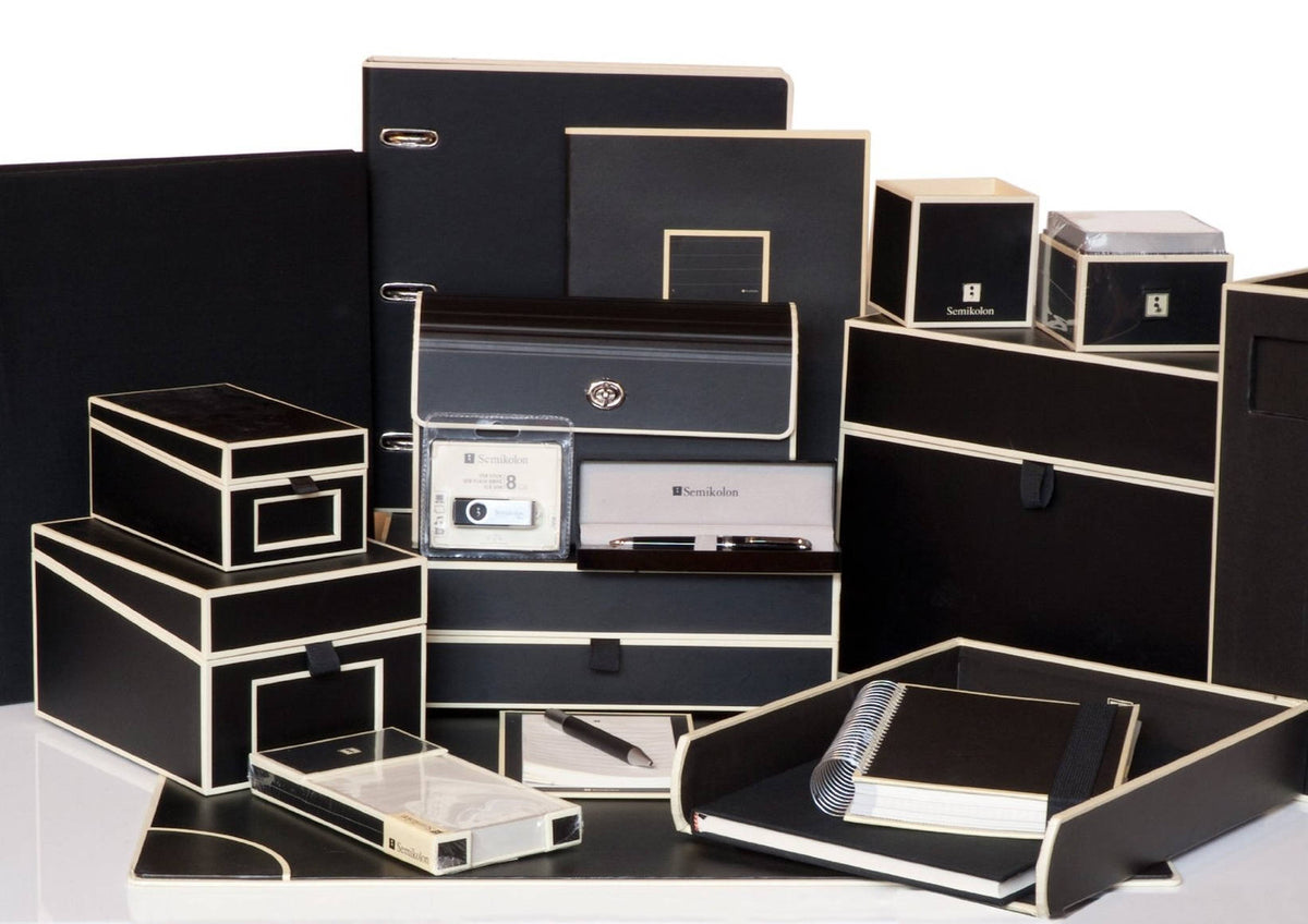 Business Card Box, Black