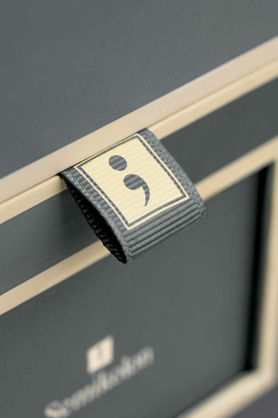 Business Card Box, Grey