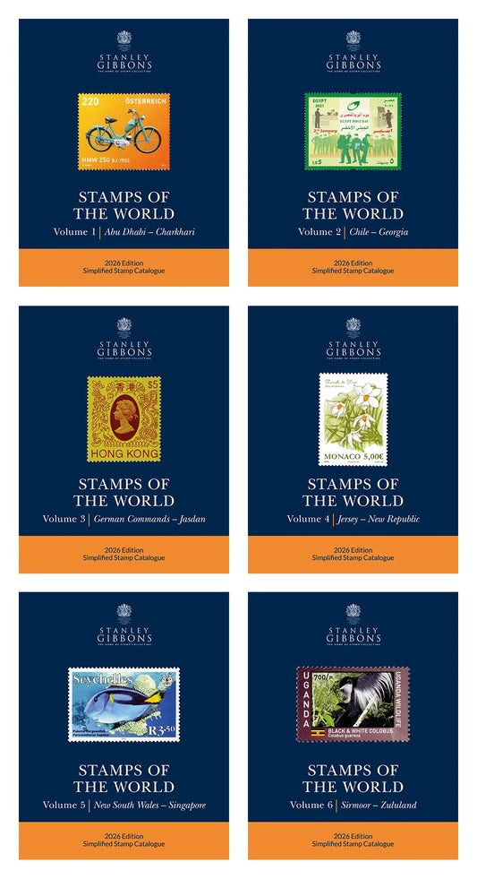 STANLEY GIBBONS 2026 Stamps Of The World - Set Of 6 Catalogues