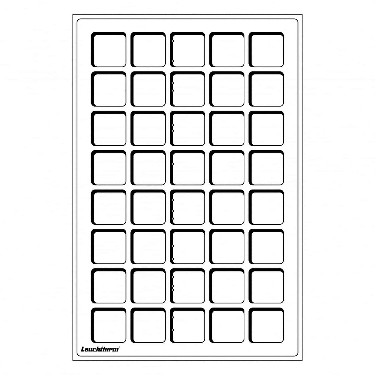 Coin Trays L for 40 coins up to 33mm diameter, blue