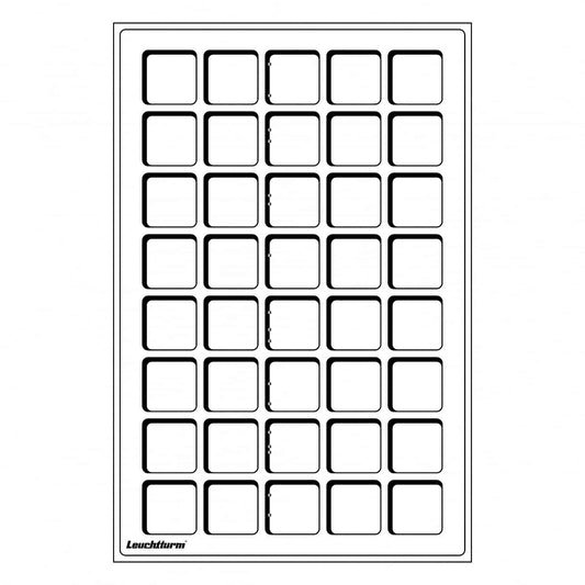 Coin Trays L for 40 coins up to 33mm diameter, blue