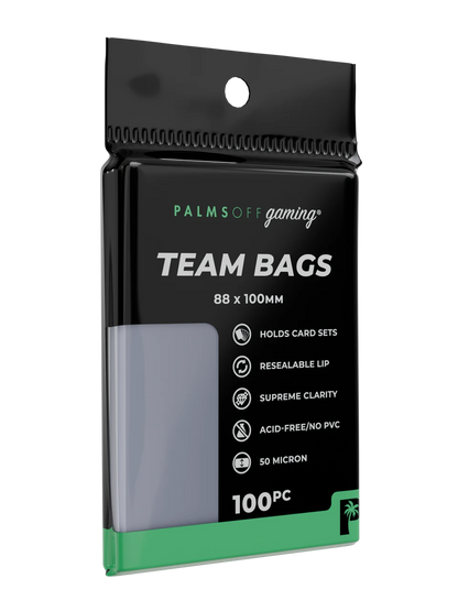 Palms Off Gaming 55pt Kit 100 Top Loaders 100 Soft Sleeves 100 Team Bags — component 3