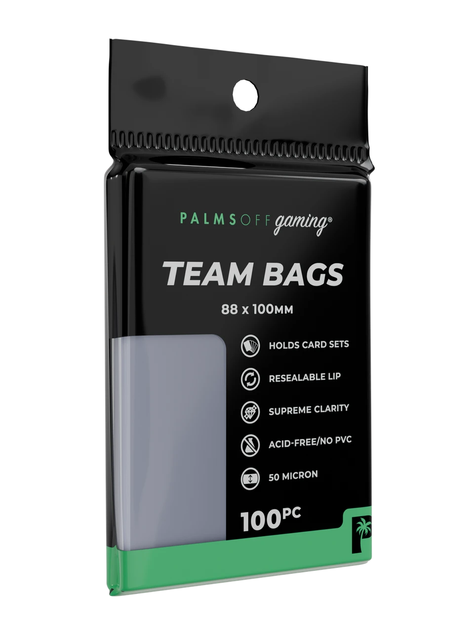Palms Off Gaming 500 Tag Sleeves + 500 Resealable Team Bags — component 2