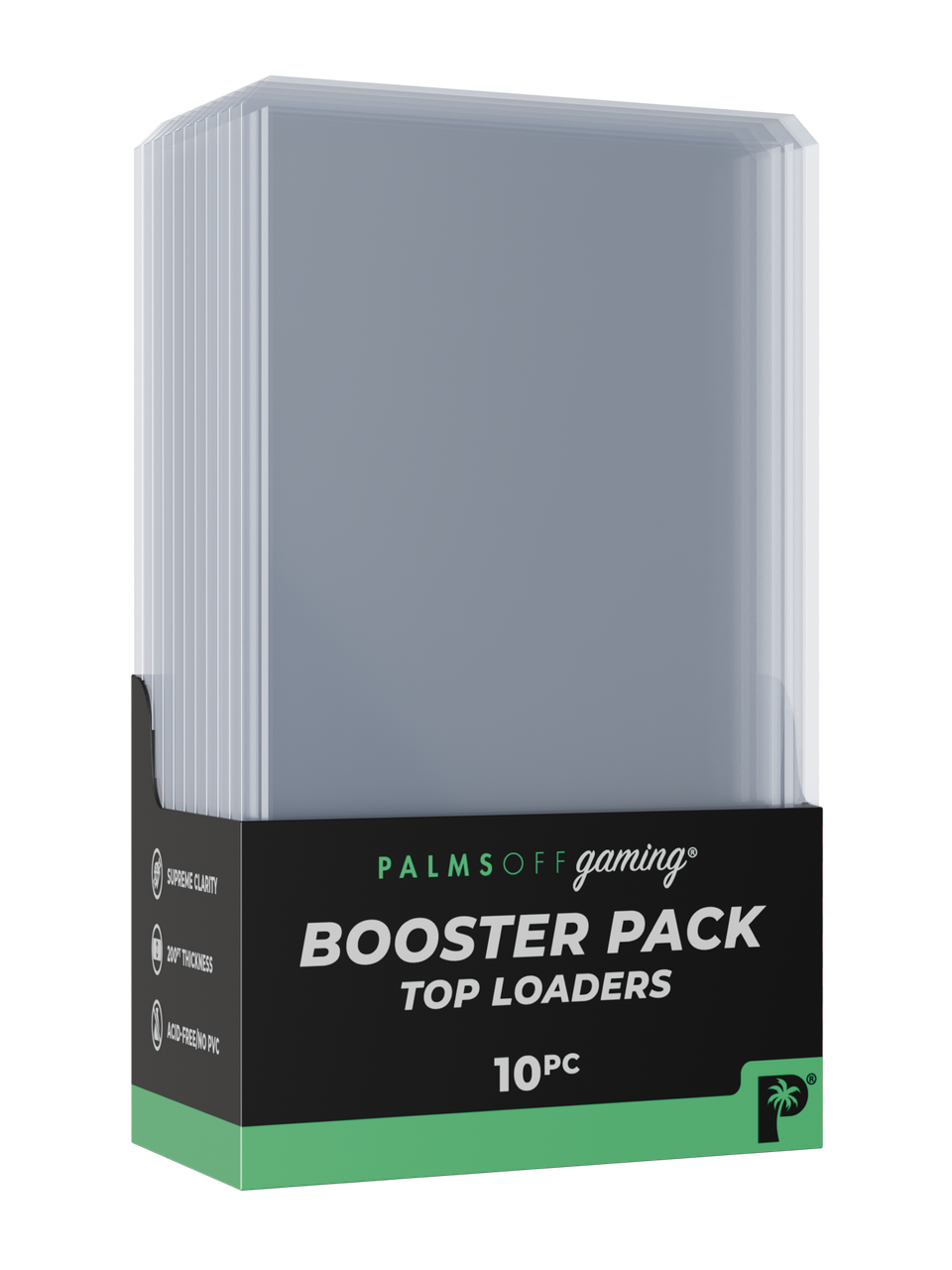 Palms Off Gaming 10 Booster Pack Loaders + 50 Extra Thick Pack Sleeves