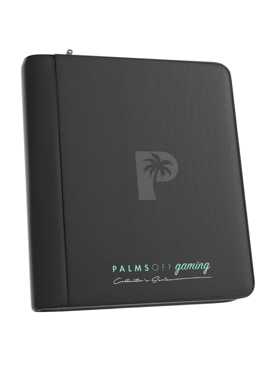 Palms Off Gaming 4 Pocket Top Loader Binder Black + 200 Soft Sleeves