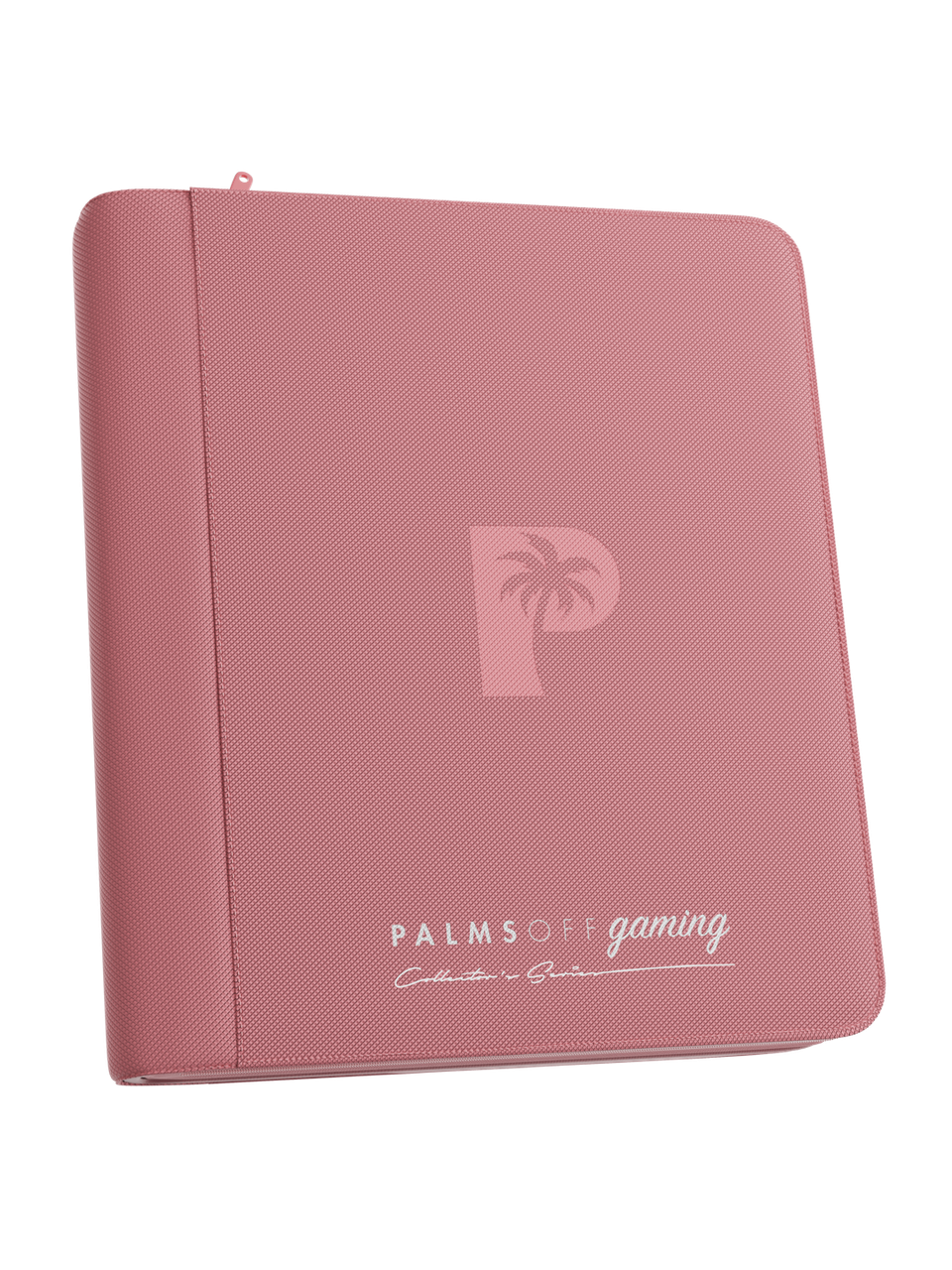 Palms Off Gaming 4 Pocket Top Loader Zip Binder Pink