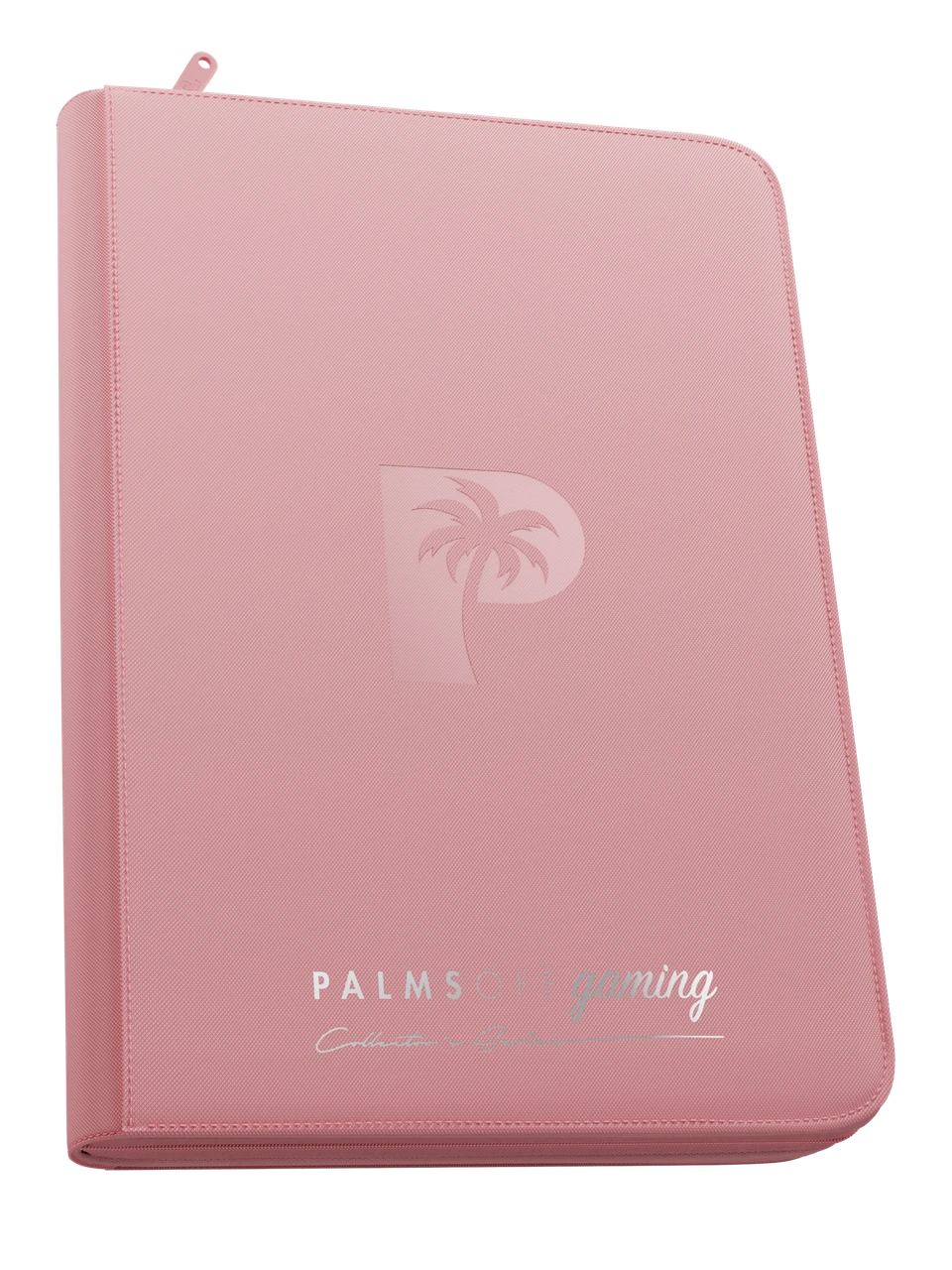 Palms Off Gaming 9 Pocket Top Loader Zip Binder Pink