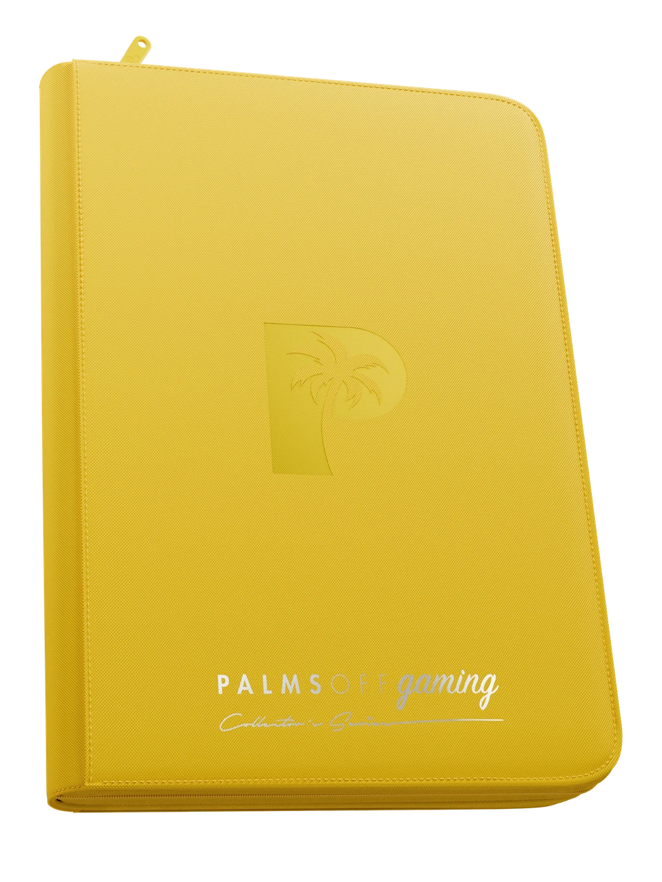 Palms Off Gaming 9 Pocket Top Loader Binder Yellow + 300 Soft Sleeves