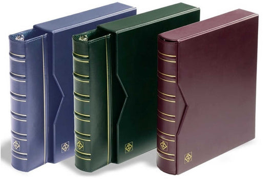 Ringbinder VARIO, Classic Design includes slipcase, blue